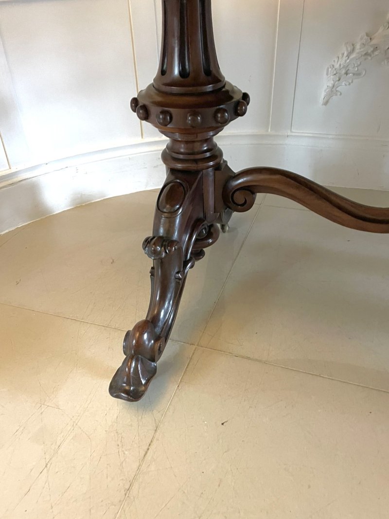 Outstanding Quality Large Antique Victorian Rosewood Centre/Dining Table - Image 16